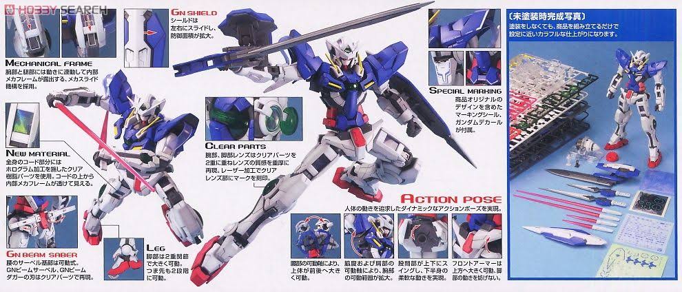 Gundam - 1/100 mg Gundam Exia