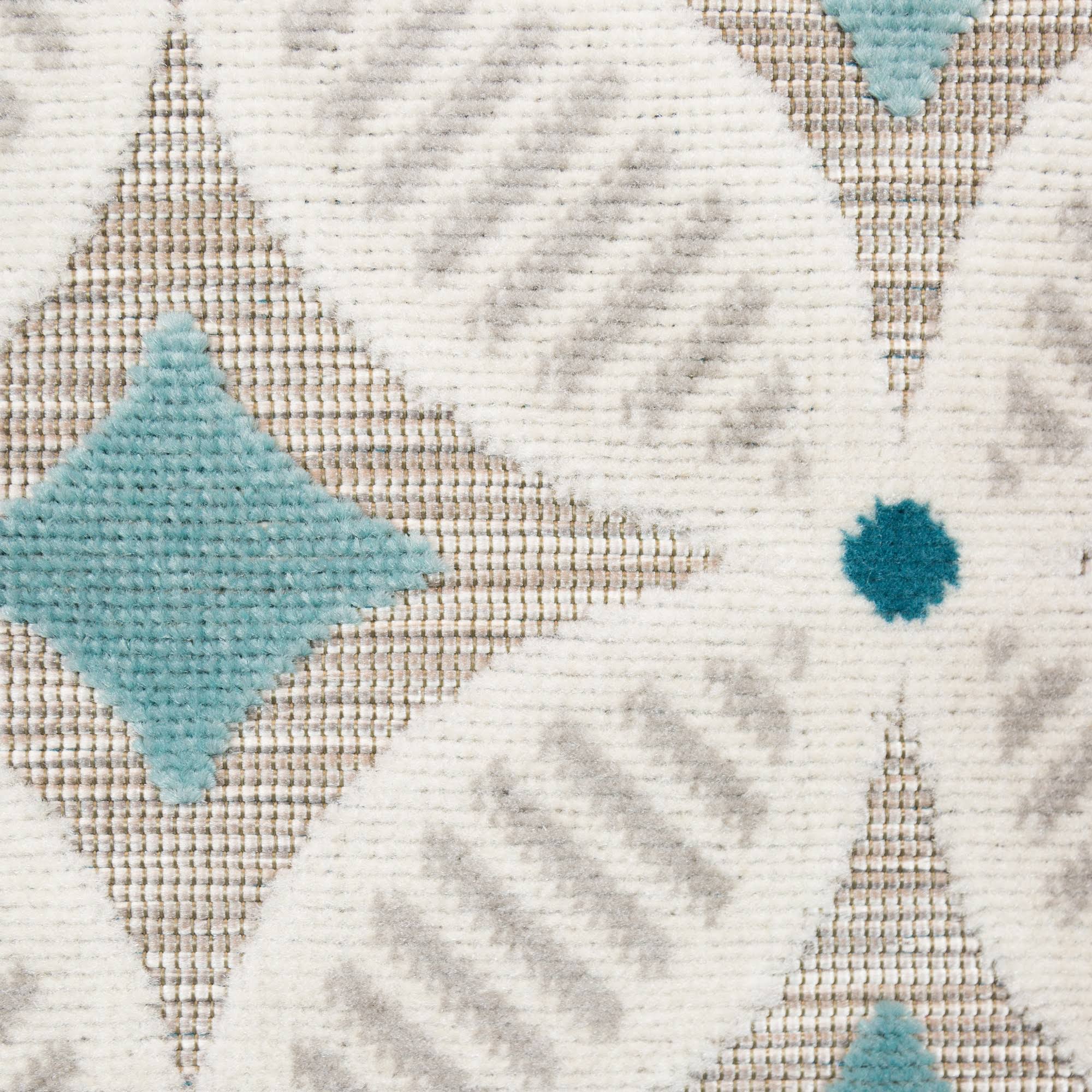 5& x 7& Quatrefoil Outdoor Rug Aqua - Opalhouse