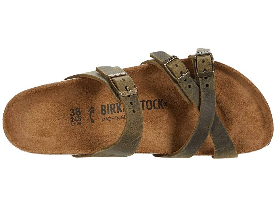 Birkenstock Franca Oiled Leather 36.0 , Jade (Women's)