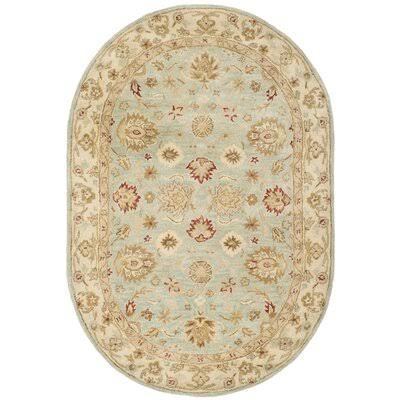Alexio Handmade Tufted Beige Area Rug Rug Size: Oval 7&6x22 x 9&6x22
