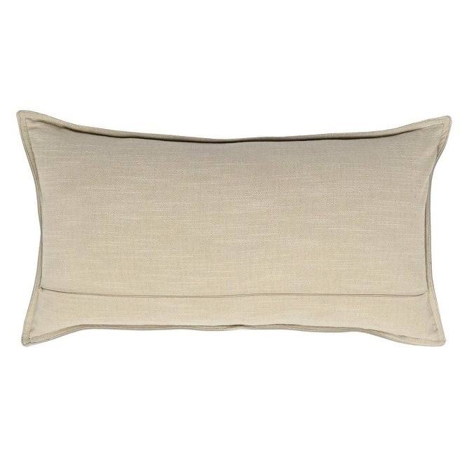 Strick & Bolton Lindi Leather 14-inch x 26-inch Throw Pillow (Brown)