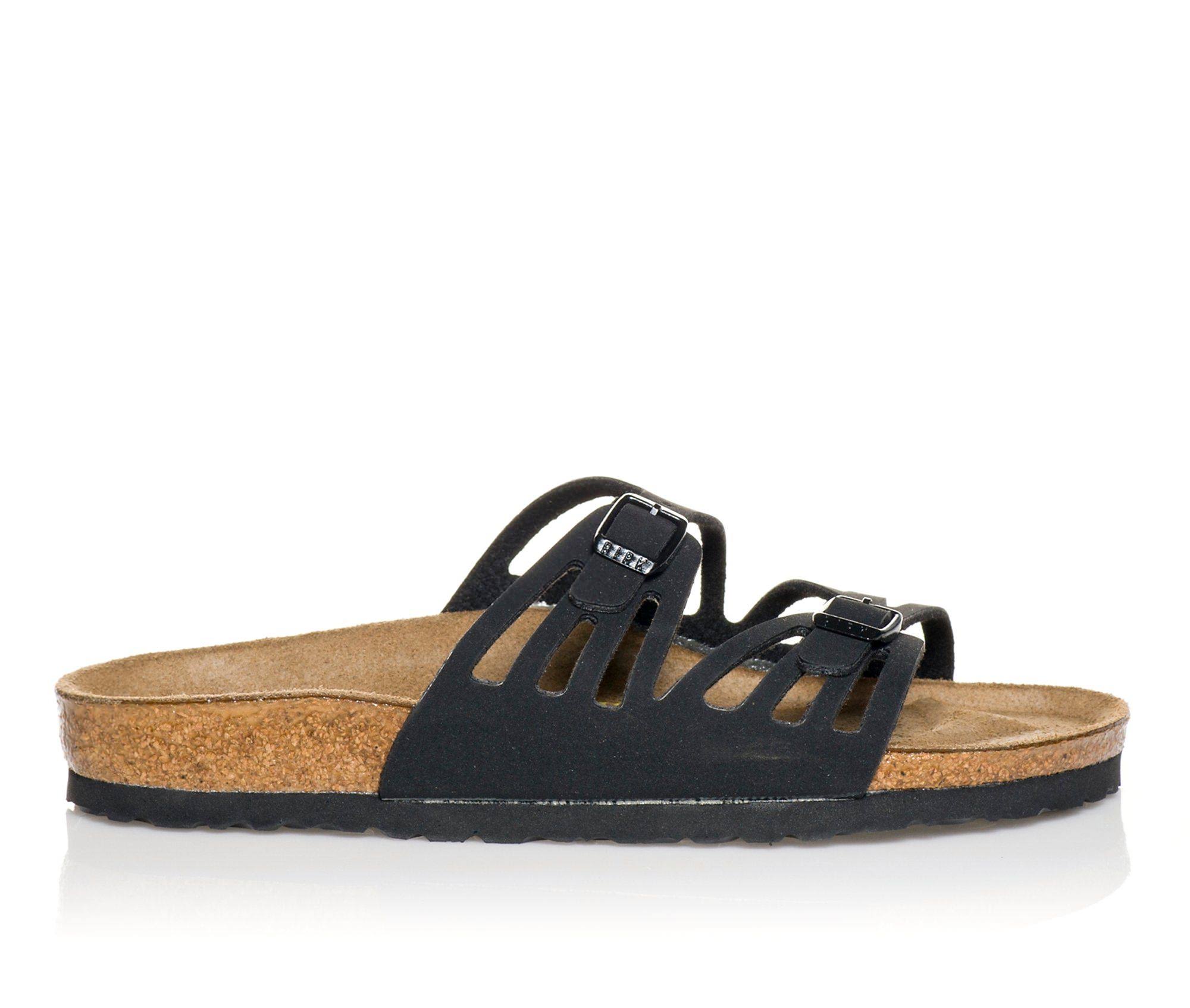 Women's Birkenstock Granada Birkibuc, Size: 42, Black