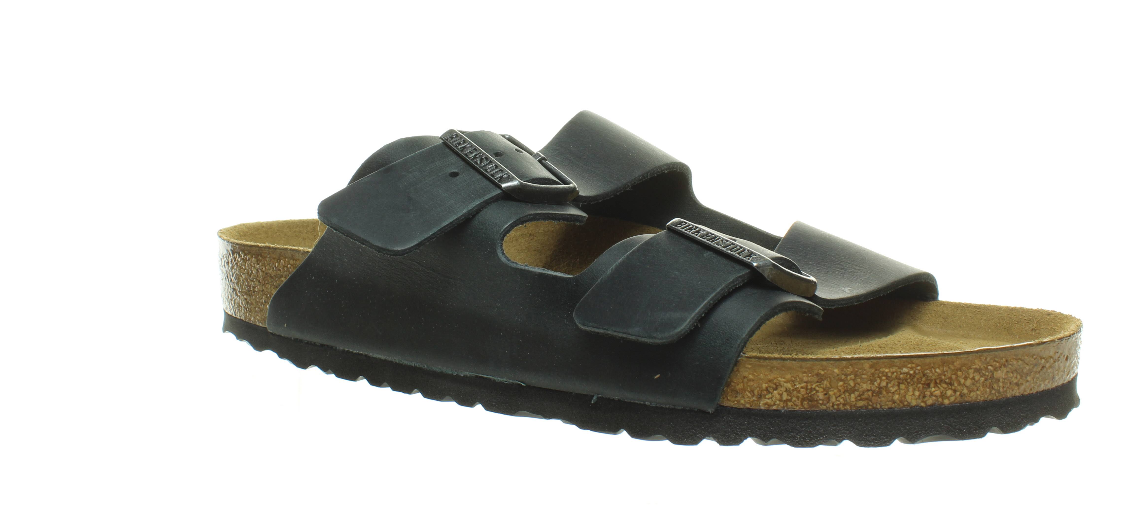 Birkenstock Arizona (38 Black Oiled Leather)