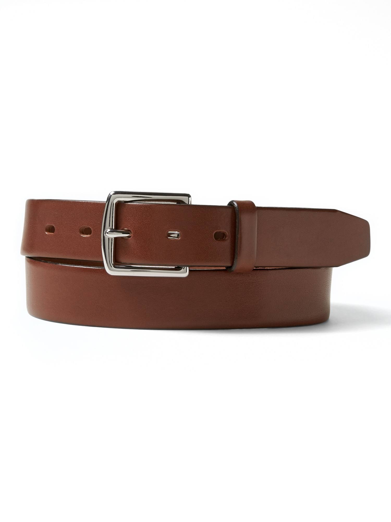 Banana Republic Men's Italian Leather Belt Cognac Size 38