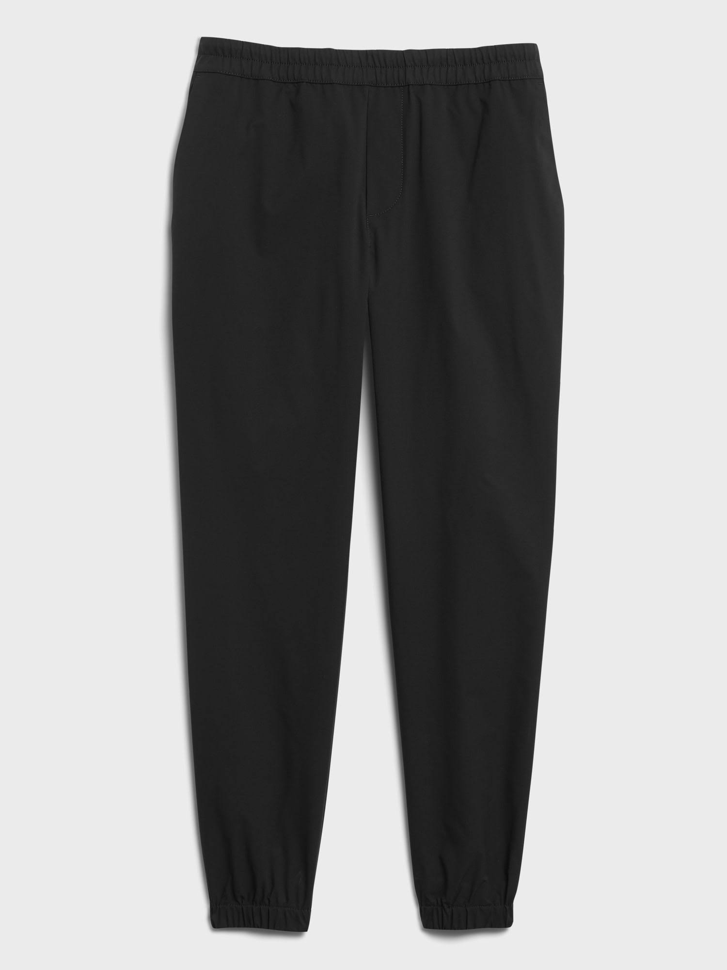 Banana Republic Men's Slim Motion Tech Jogger Black Tall Size XXL