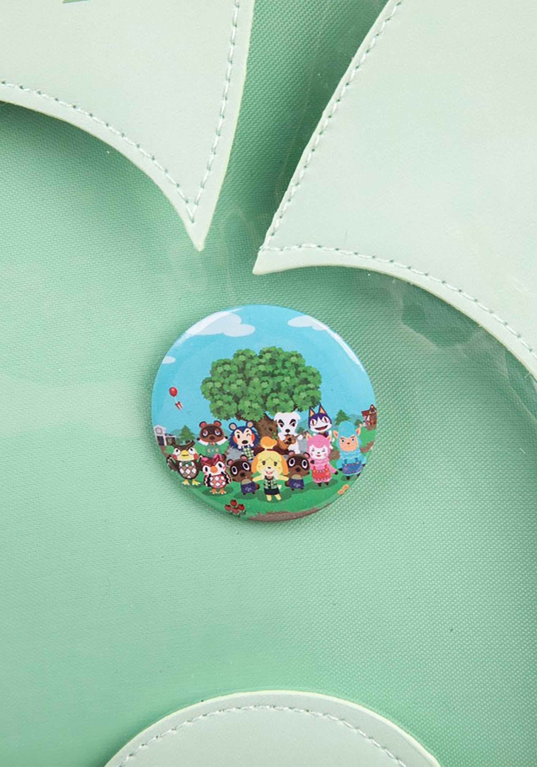 Nintendo: Women's Animal Crossing Leaf ITA Mini Backpack | Adult | Womens | Green | One-Size | Bioworld Merchandising / Independ