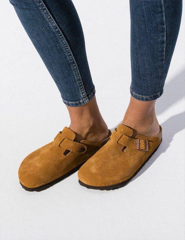 Birkenstock Boston Suede Sandal