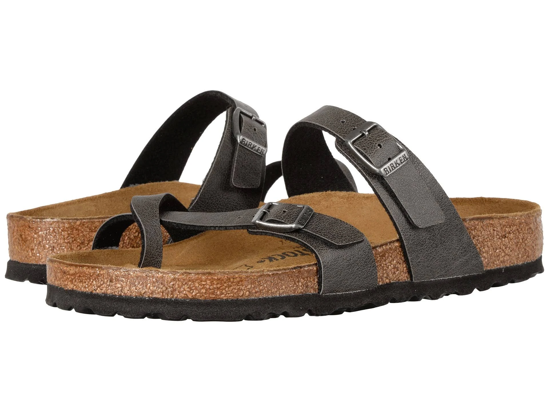 Birkenstock Women's Mayari Birko-Flor Pull Up Anthracite
