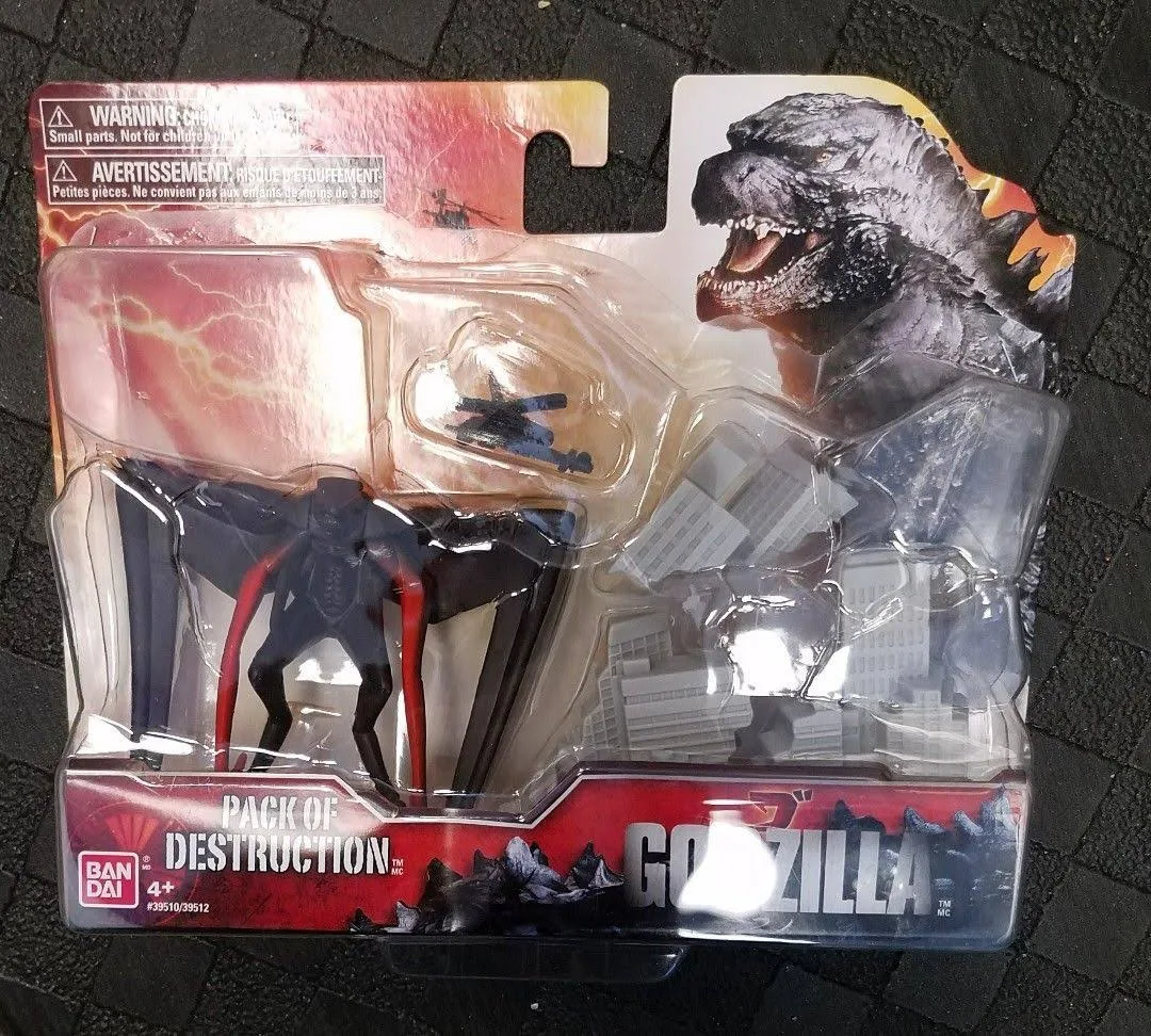 Godzilla Movie Pack of Destruction with Muto Winged Figure Destruct
