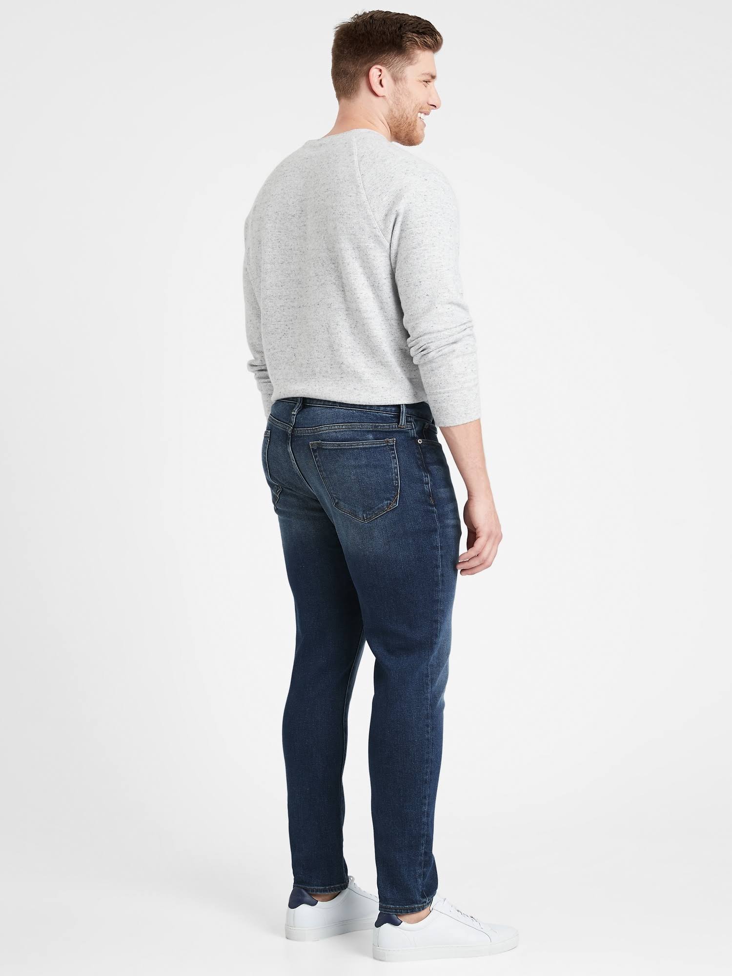 Banana Republic Men's Skinny Legacy Jean Medium Wash Tall Size 32W 36L