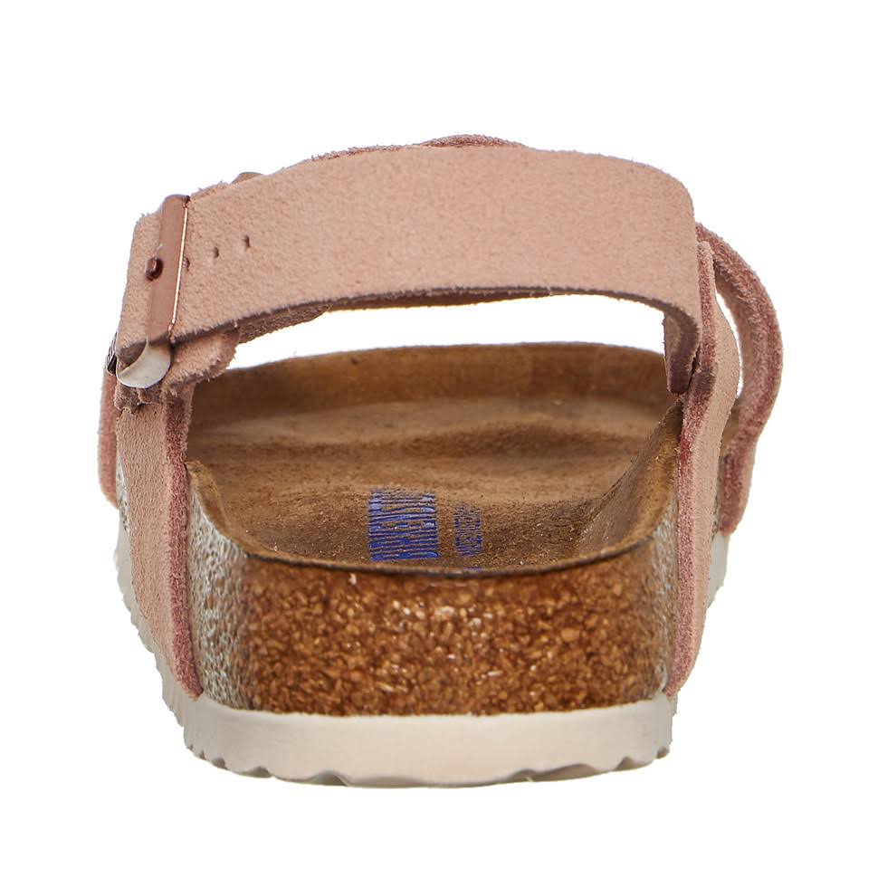 Birkenstock Sandals Tulum Red Suede EU 38 / Light Rose