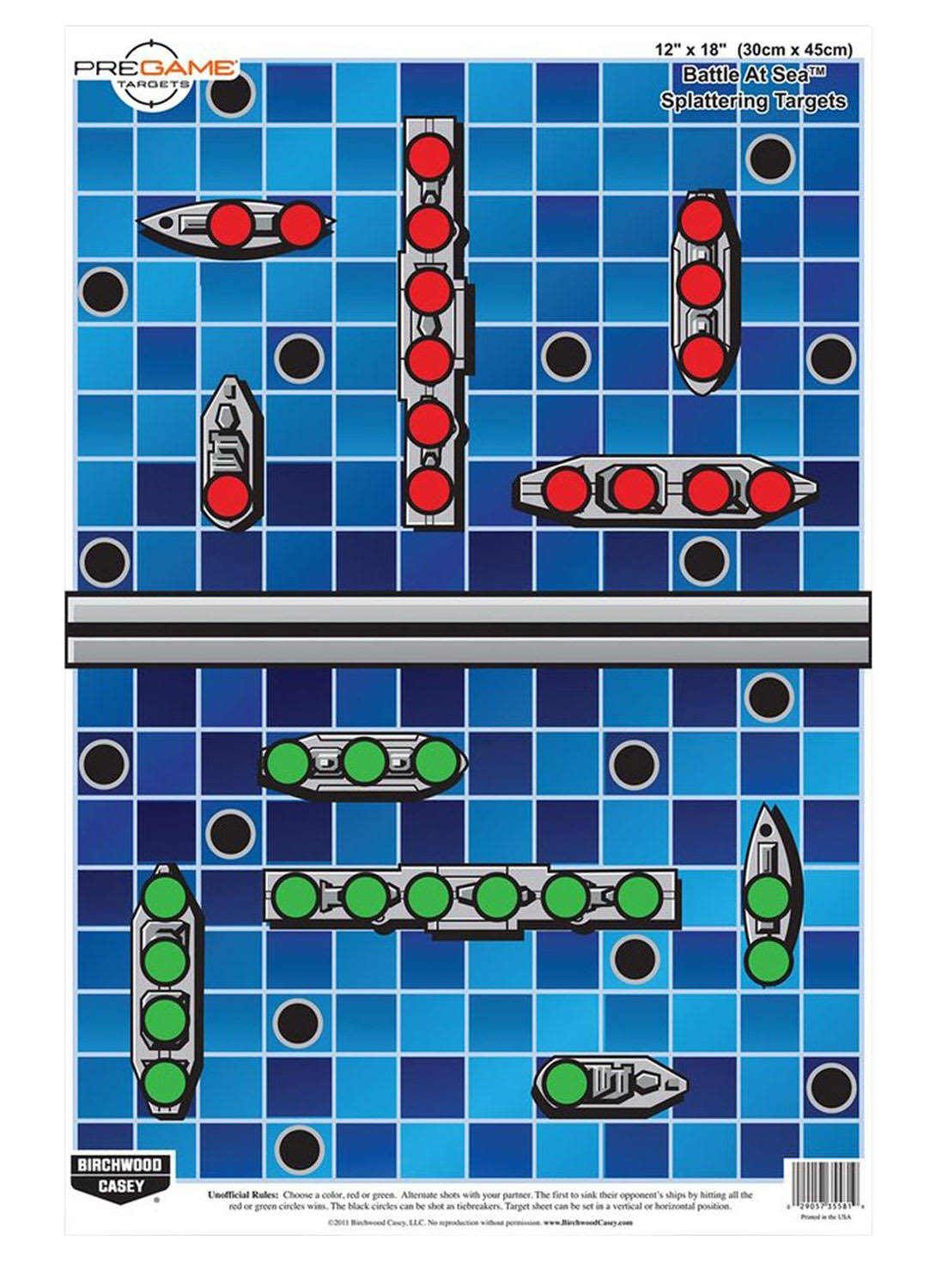 Birchwood Casey Pregame Battle at Sea Target