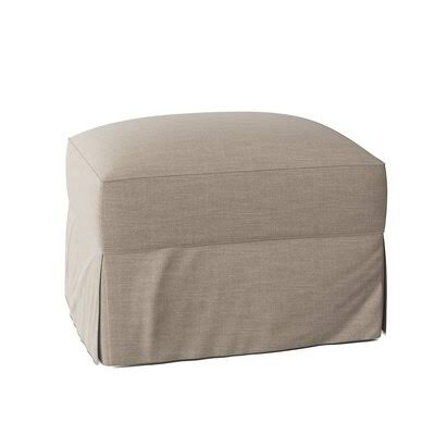 Birch Lane Young 29x22 Rectangle Standard Ottoman Body Fabric: Conversation Ivory