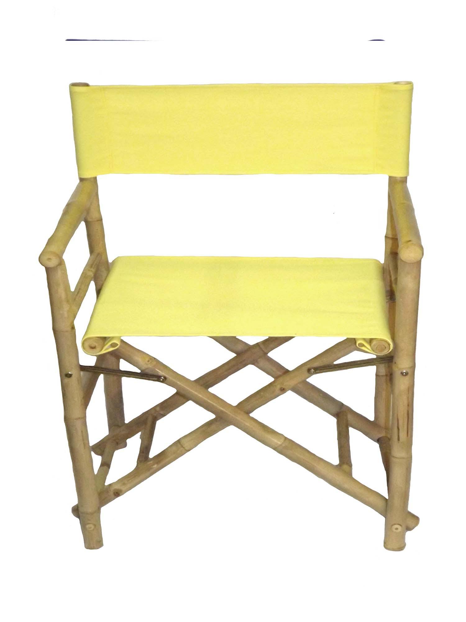 Bamboo Folding Director&s Chair [Set of 2]