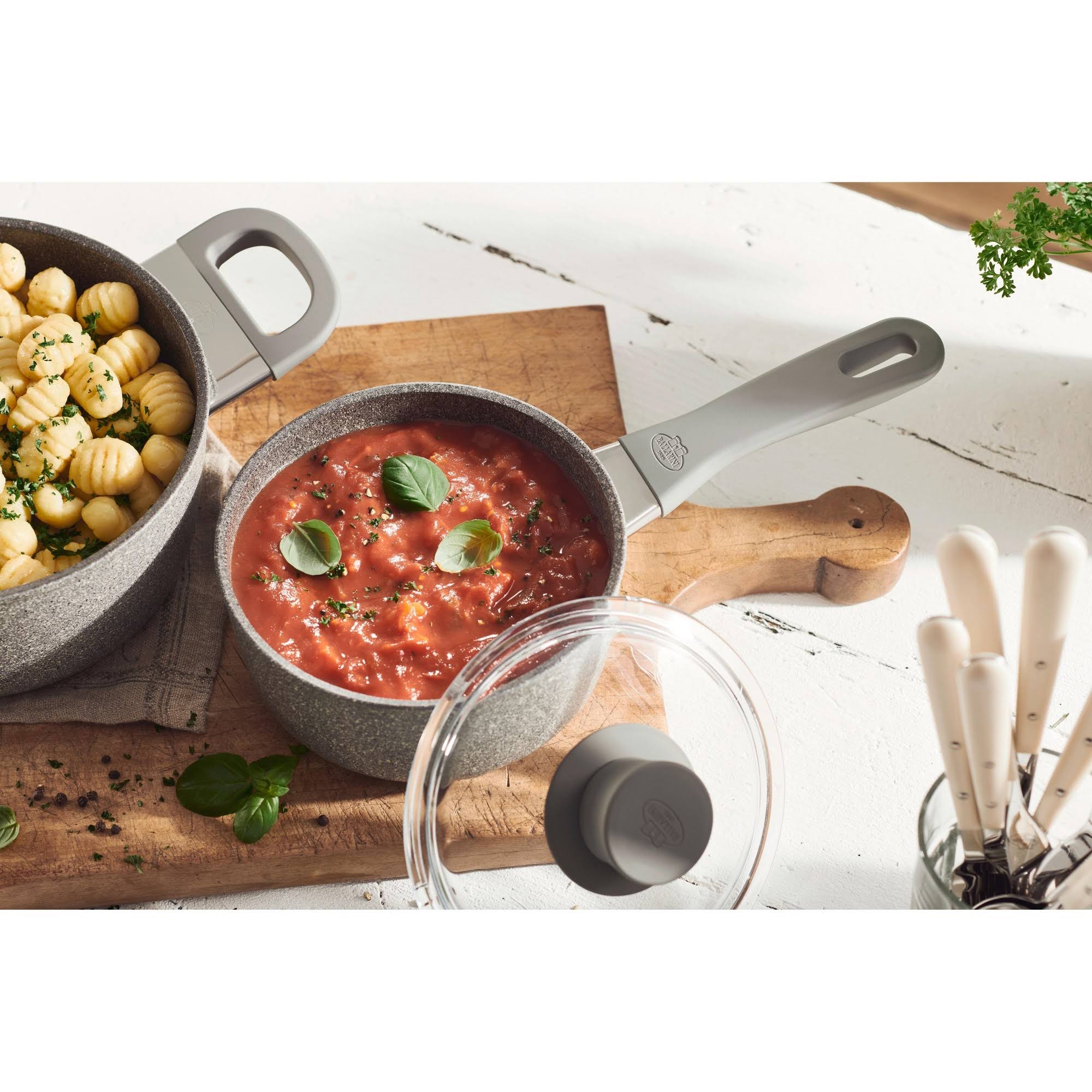 Ballarini Parma Plus 2.9-Quart Aluminum Nonstick Saucepan with Lid