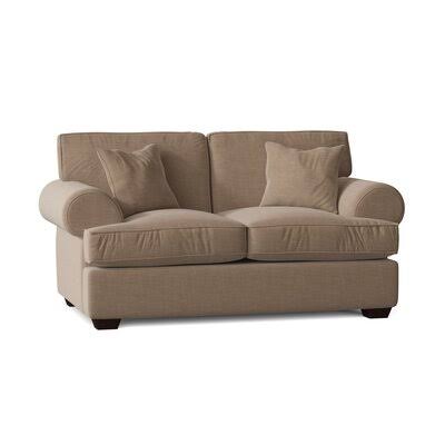 Workington 67x22 Rolled Arm Loveseat Body Fabric: Conversation Linen