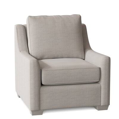 Birch Lane Godwin 33x22 Wide Armchair Body Fabric: Sunbrella Cast Silver