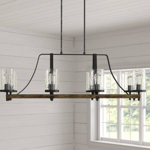 Zaria 8-Light Kitchen Island Linear Pendant