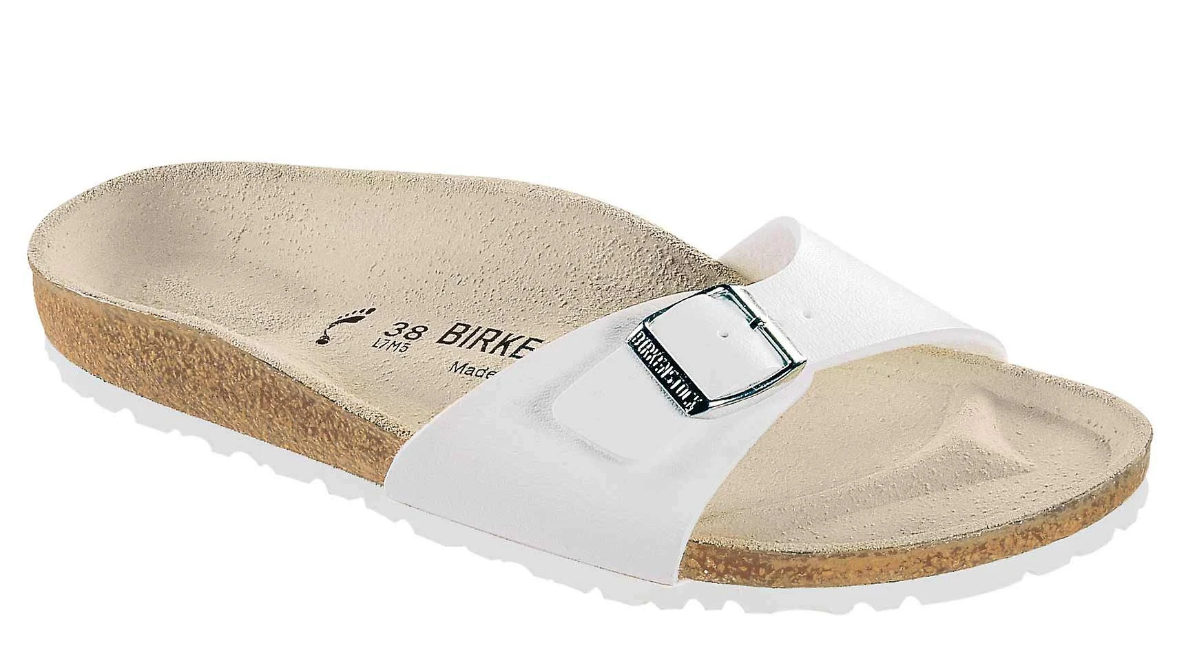 Birkenstock Women's Madrid Birko-Flor in White