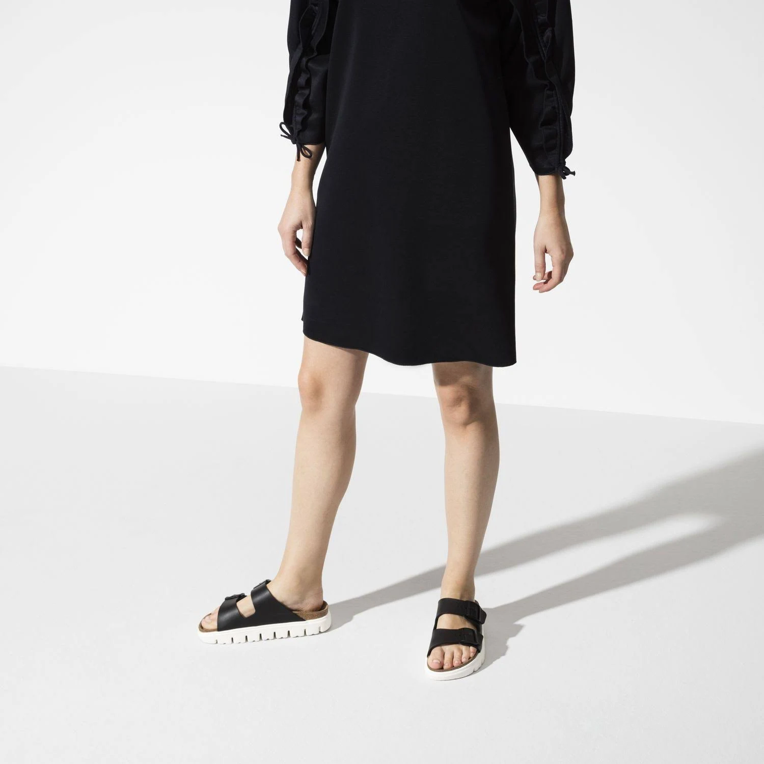 Birkenstock Women's Arizona Chunky Slide - 41 Narrow - Black