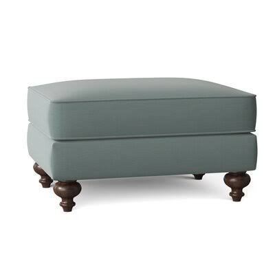 Birch Lane Durham 37x22 Rectangle Standard Ottoman Body Fabric: Sunbrella Canvas Spa