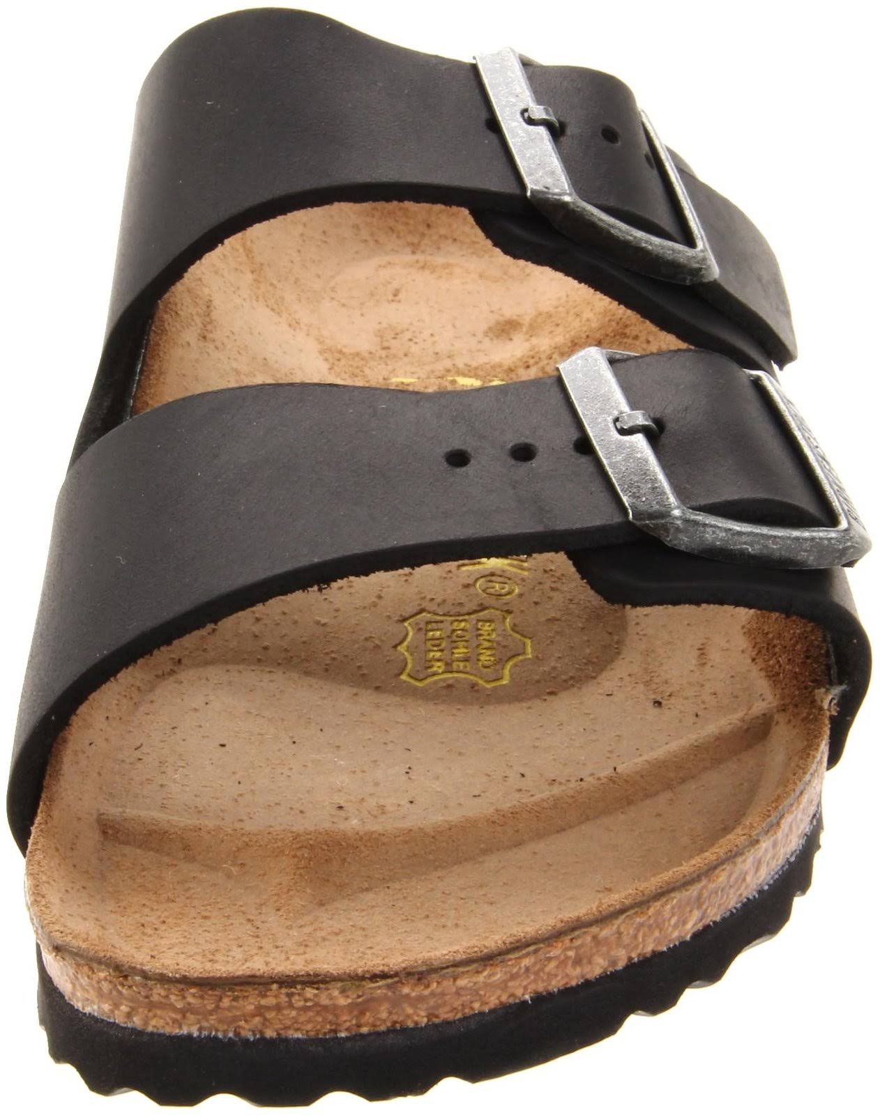 Birkenstock Arizona Oiled Leather Black Sandal