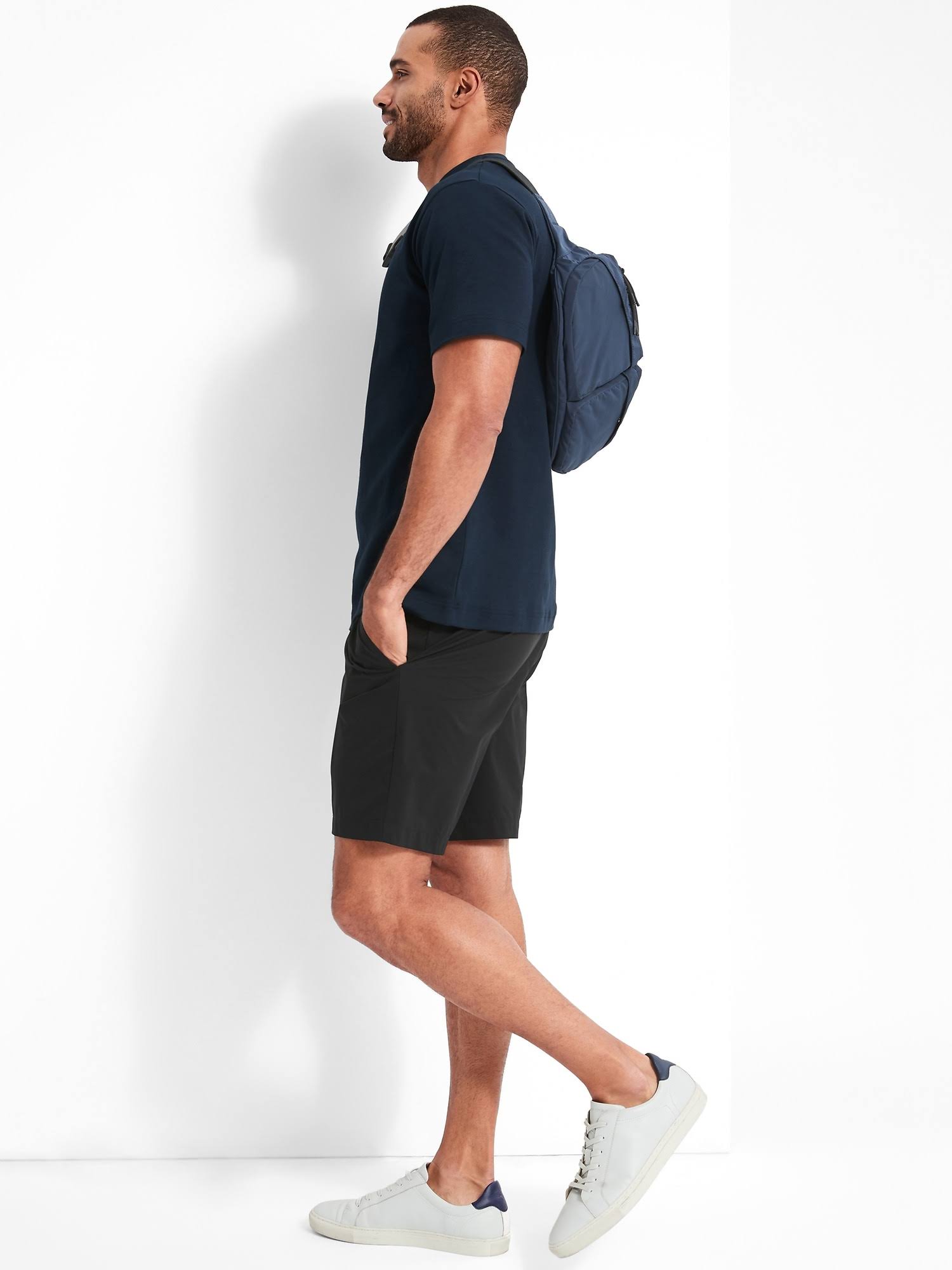 Banana Republic Men's Organic High Crew-Neck T-Shirt Navy Size XL