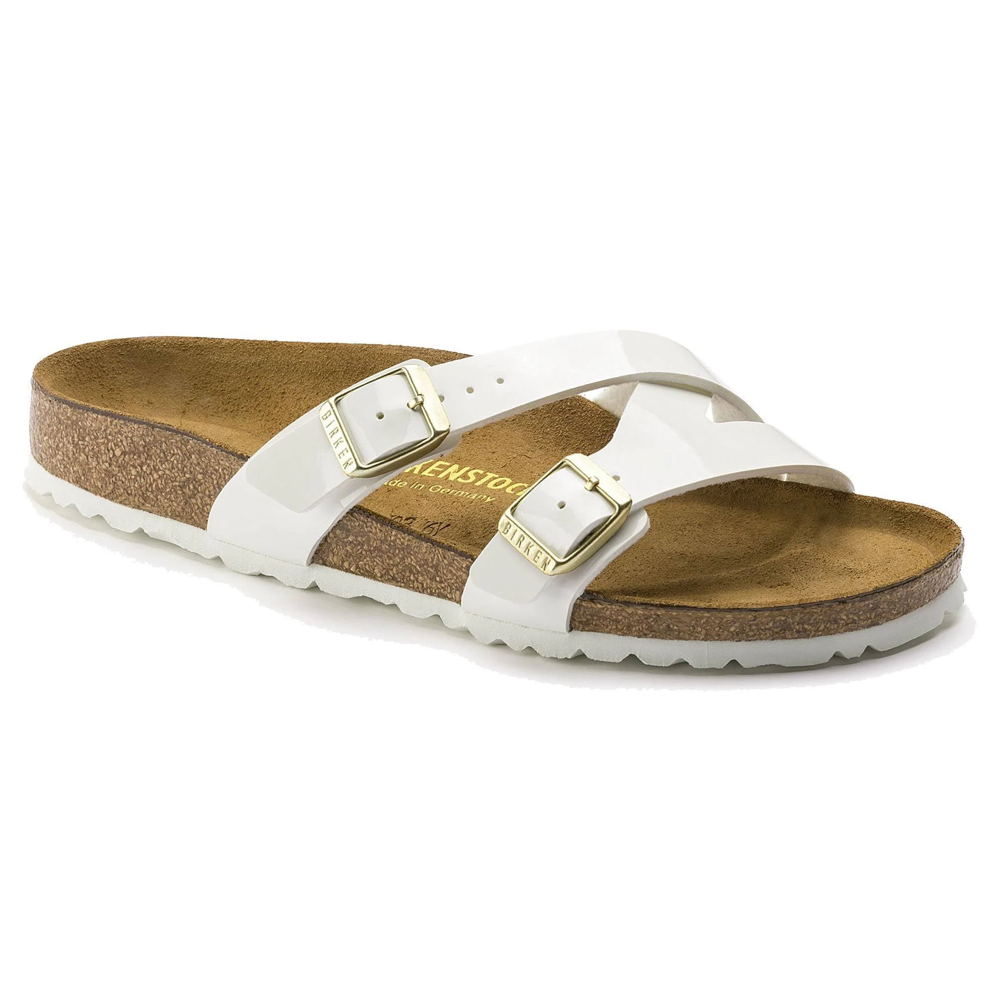 Women's Birkenstock Yao Sandals White Birko-Flor