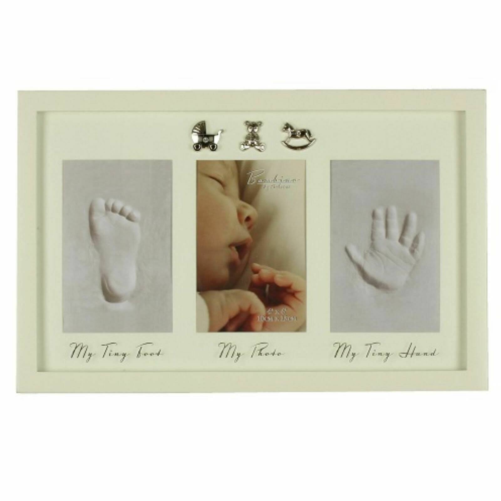 Bambino Baby Photo,Hand & Foot Cast Kit/Frame?keepsake Gift?1st Print of Newborn
