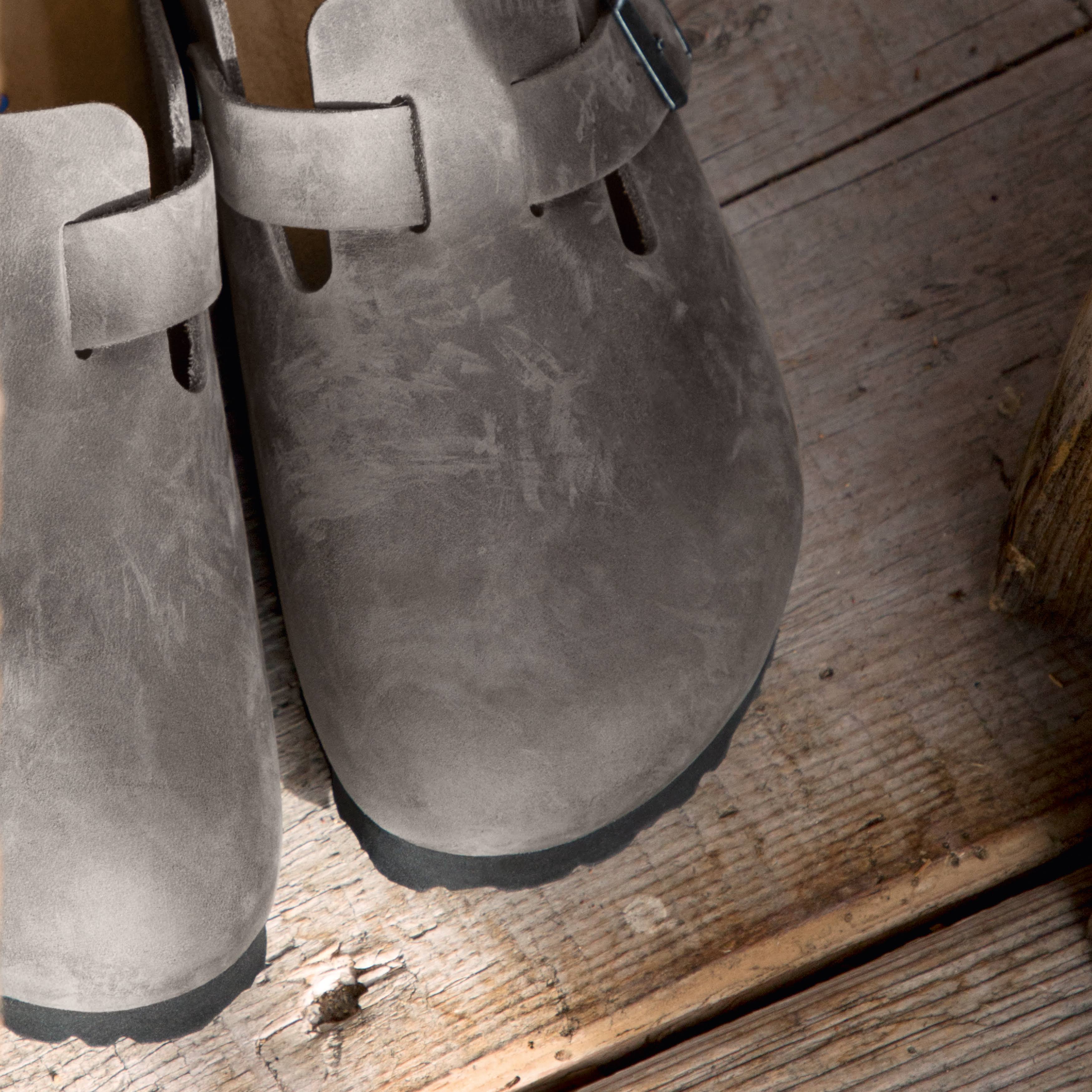 Birkenstock Boston Oiled Leather Iron Soft Footbed 41