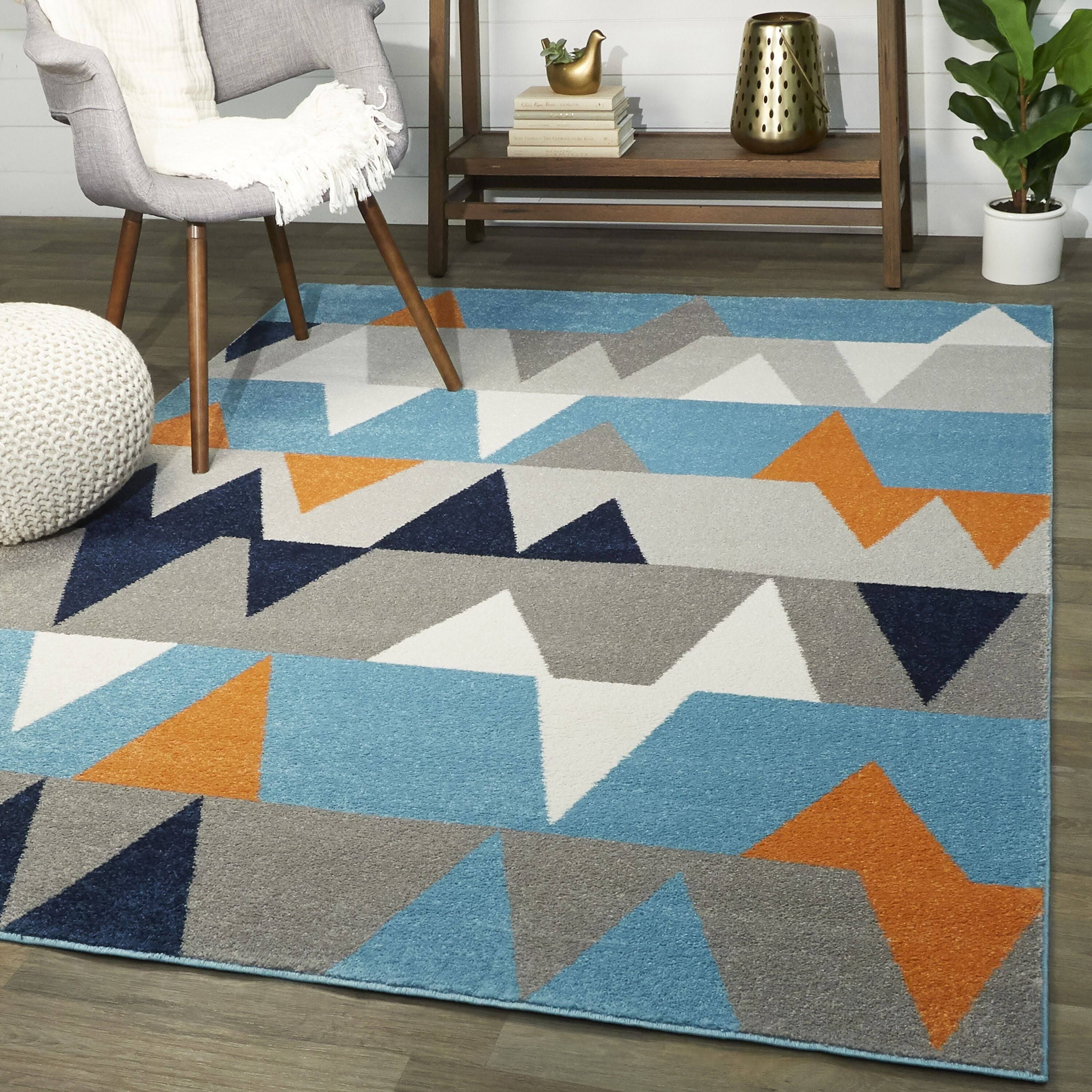 BALTA Modern Geometric Grey 9 ft. x 12 ft. Abstract Area Rug