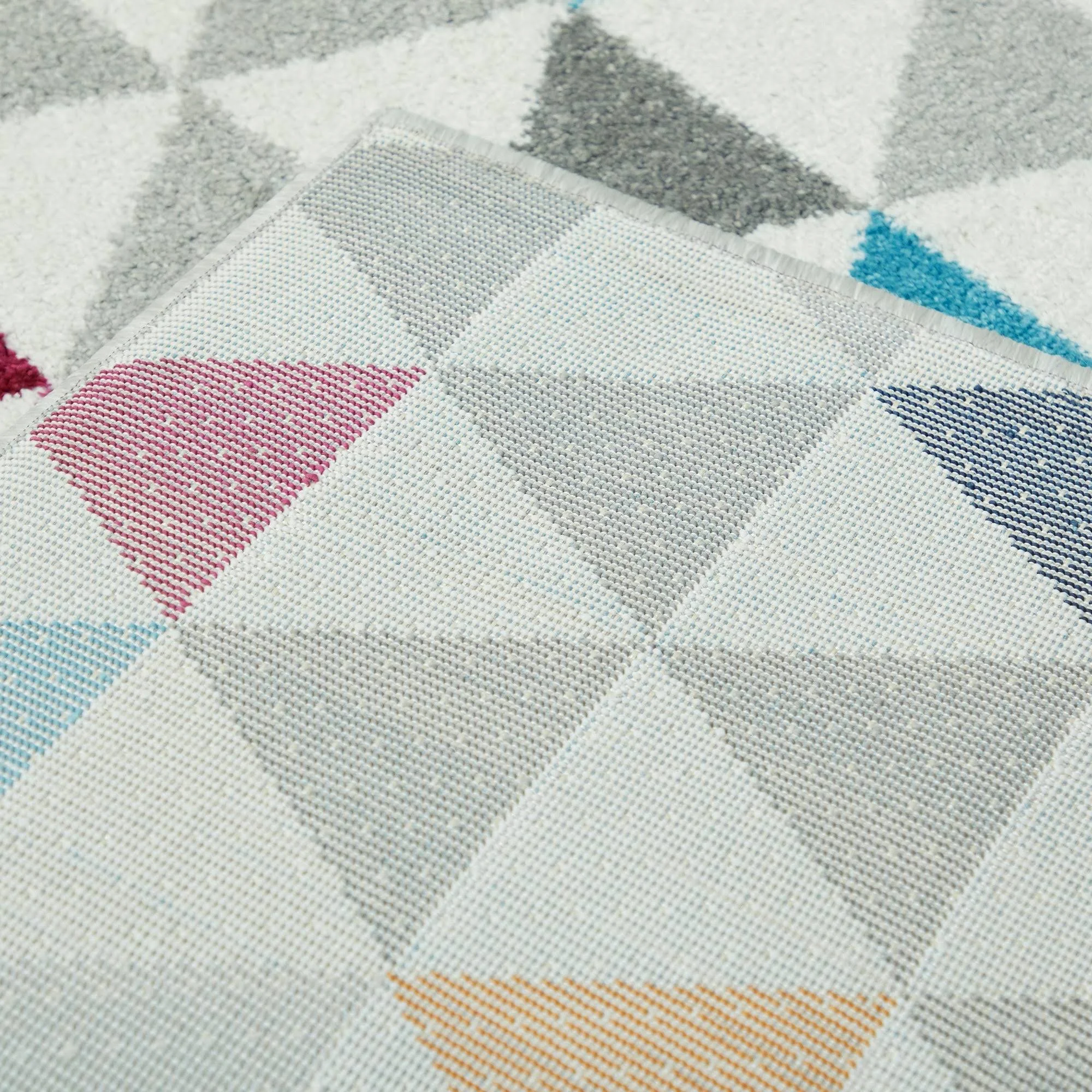 Balta Modern Triangles Multicolor 5 ft. x 7 ft. Geometric Area Rug