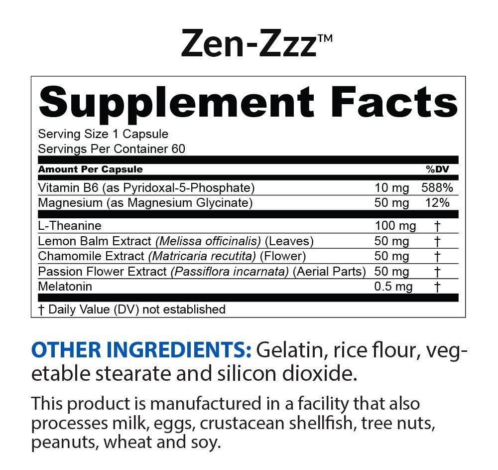 BioTRUST Zen-Zzz Advanced Sleep Support Supplement - 60 count