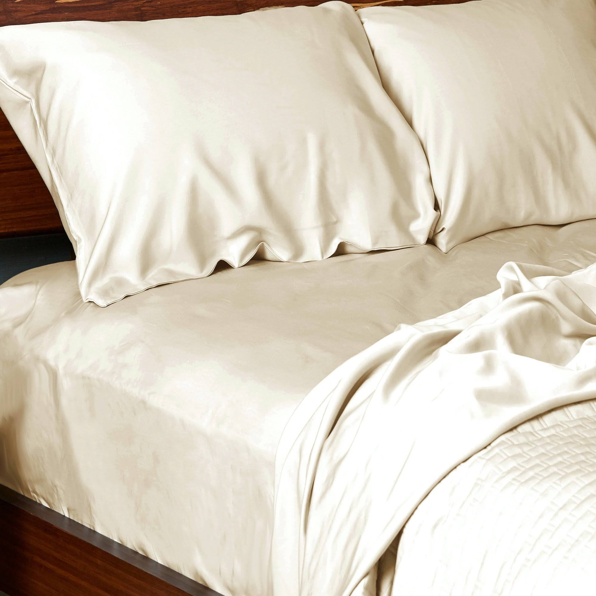 BedVoyage Rayon from Bamboo Ivory Sheet Set - Cal King