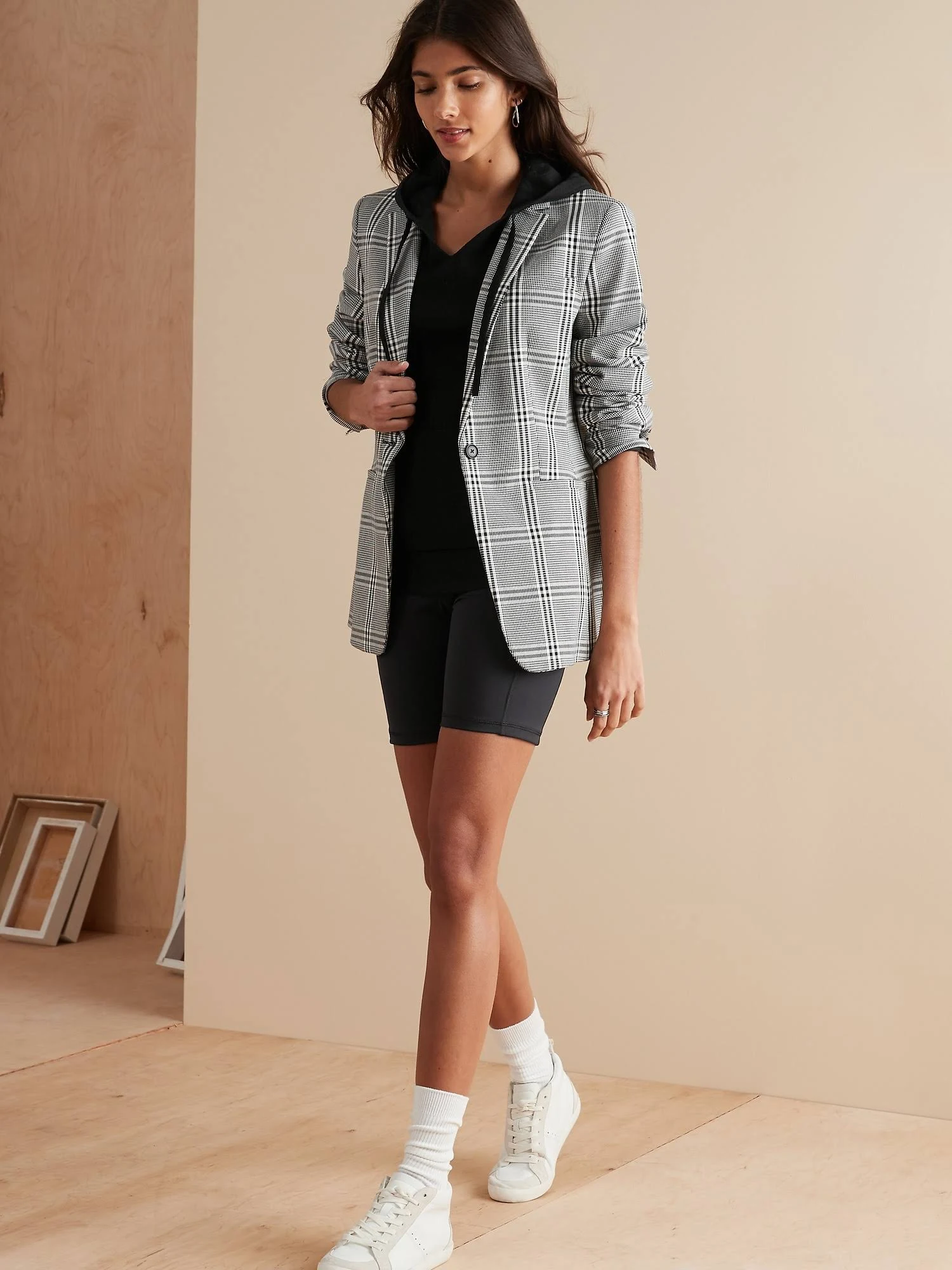 Banana Republic Women's Sweater Hoodie Black Size M