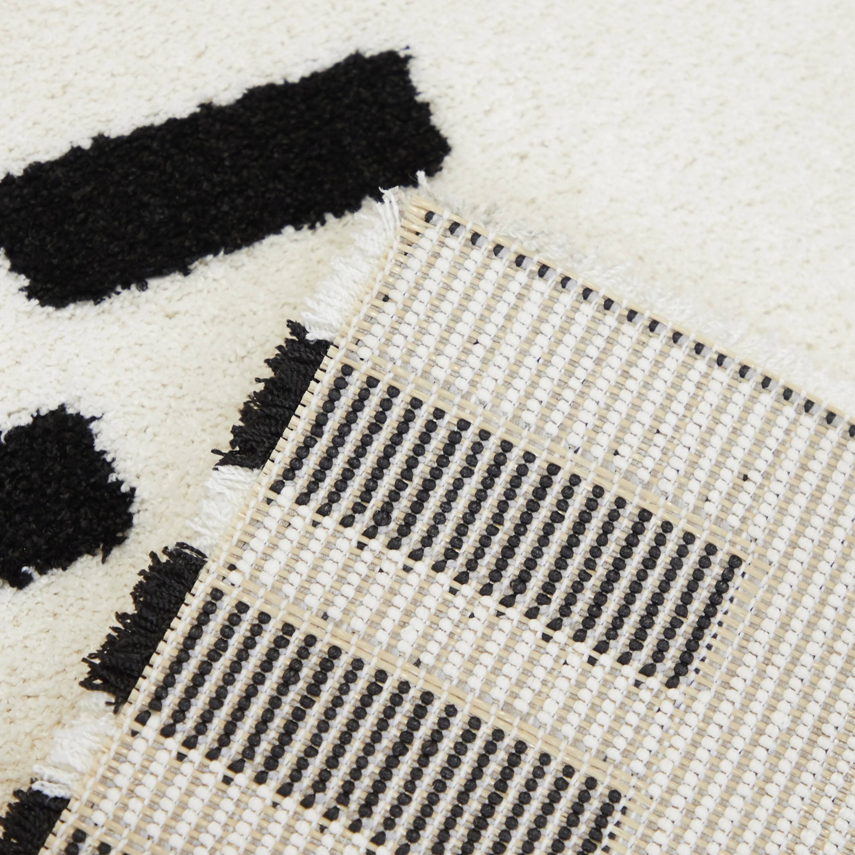Hadden Contemporary Area Rug - 5&3x22 x 7& - White