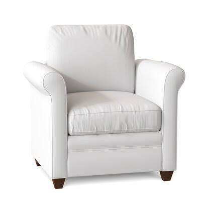 Allensby 35x22 Wide Armchair Body Fabric: Spinnsol Optic White