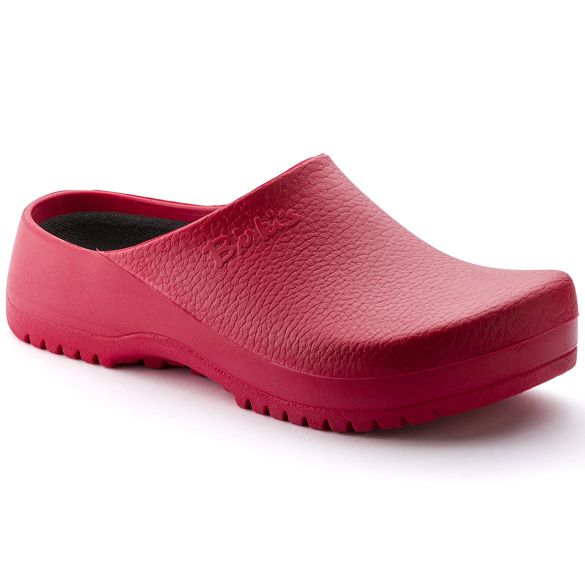 Birkenstock Super-Birki Polyurethane Red Clogs for Medical Professionals - Designed & Certified to Maintain Safety Standards