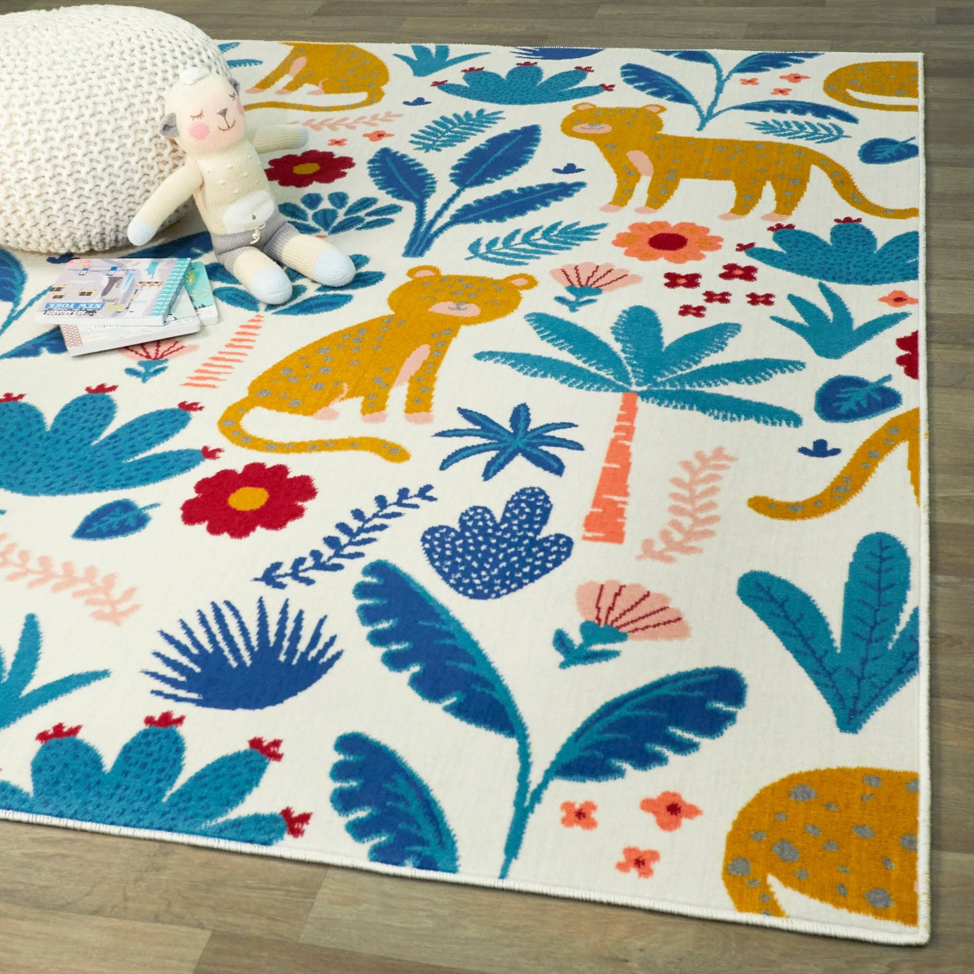 BALTA Serengeti Gold 5 ft. x 7 ft. Kids Area Rug