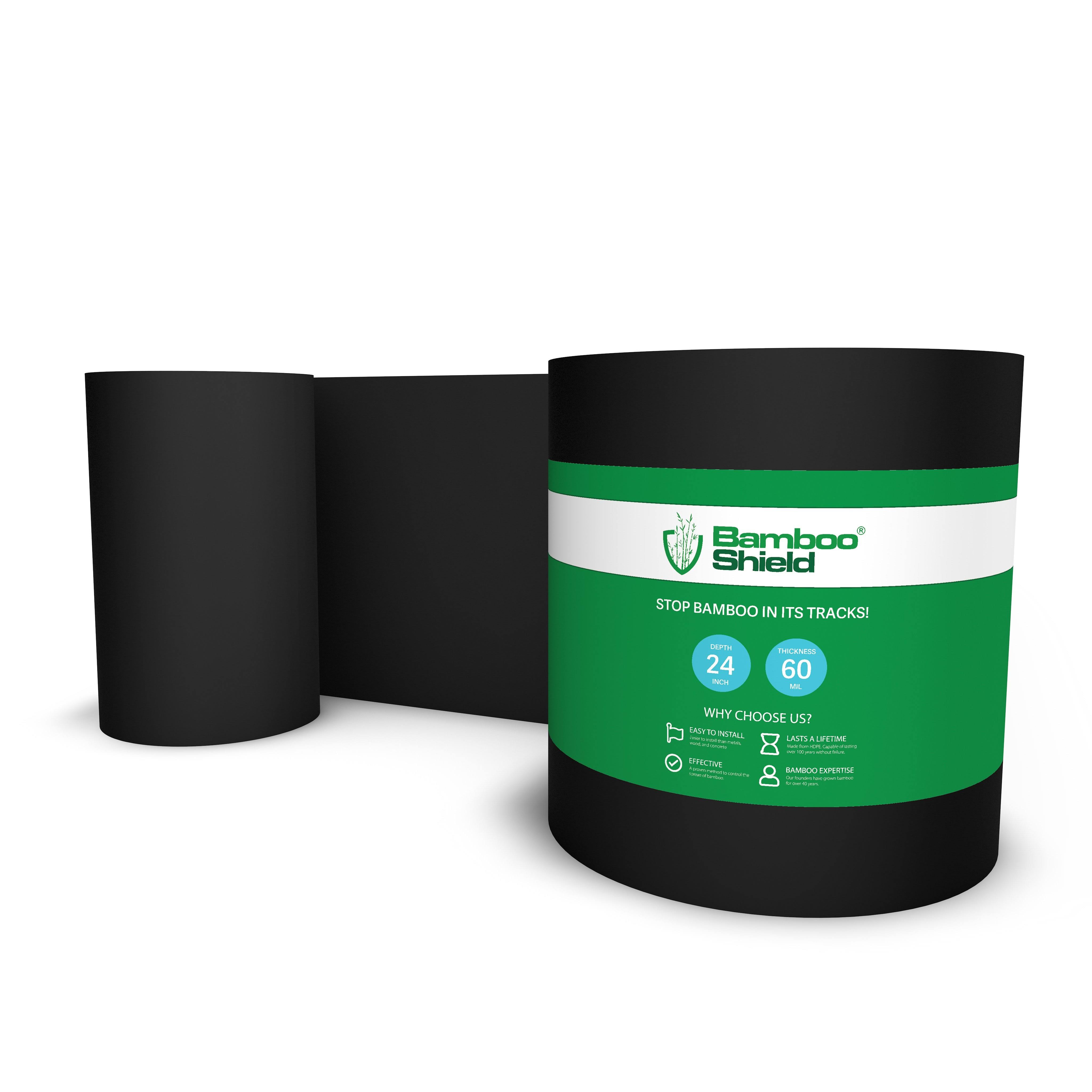 Bamboo Shield - 60 Mil Thick by 24in Depth 125 Feet