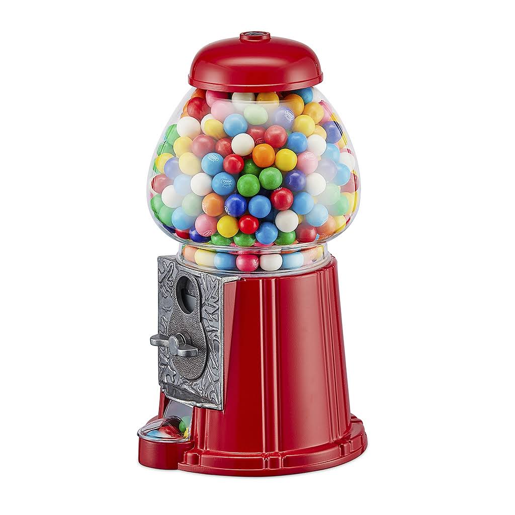 Retro Coin Operated Gumball Machine Sweet Dispenser Money Box Bank