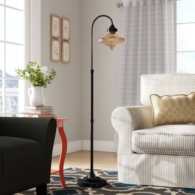 O Kean 59x22 Arched Floor Lamp
