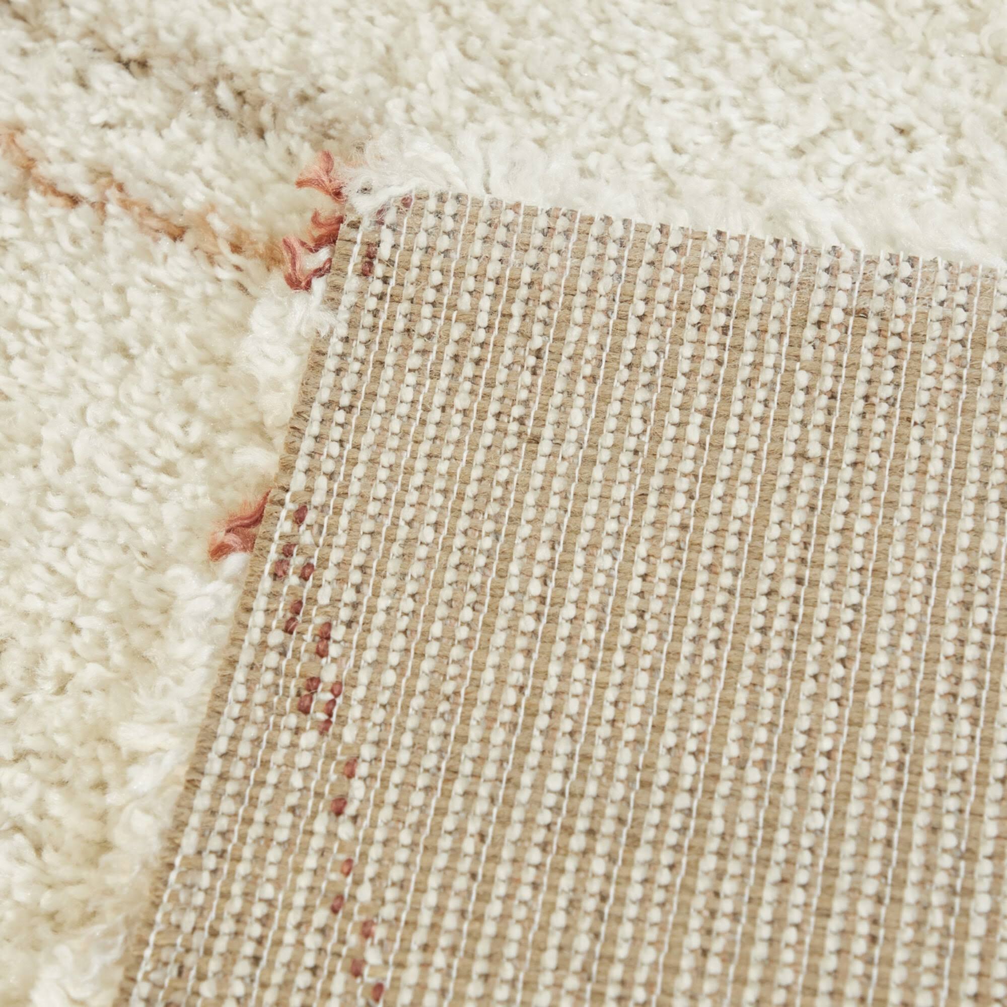 Kallos Tribal Shag Area Rug - 7&10x22 x 10& - Charcoal Grey