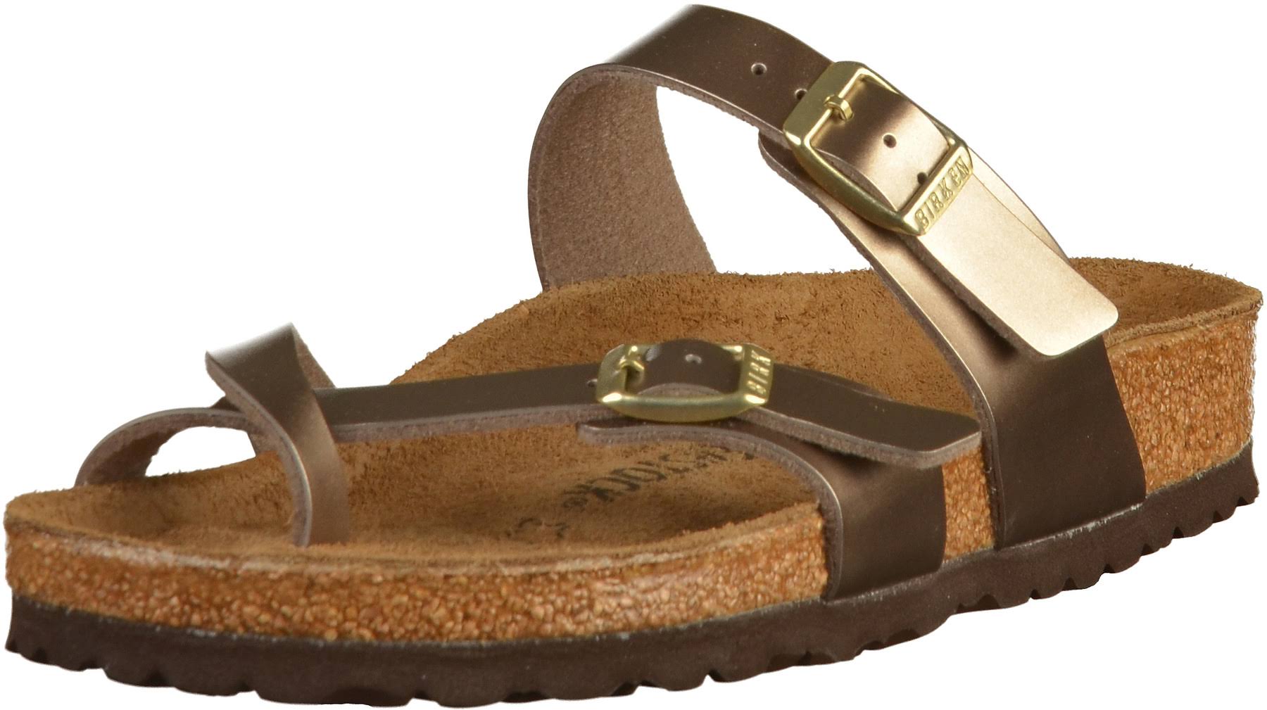Birkenstock Mayari Sandals - Electric Metallic Taupe