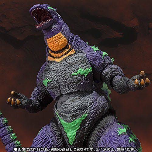 S.H.MonsterArts Godzilla feat.EVA-01