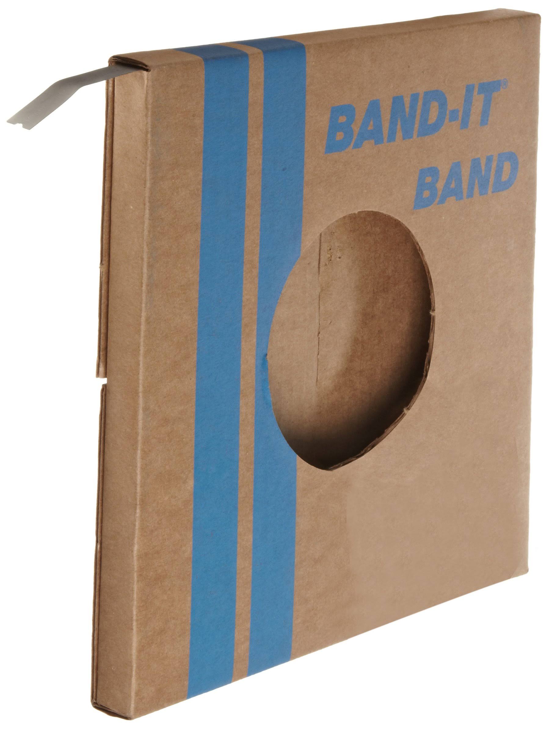 Band-It VALU-STRAP Band C13499, 200/300 Stainless Steel, 1/2x22 Wide x 0.015x22 Thick (100 Feet Roll)