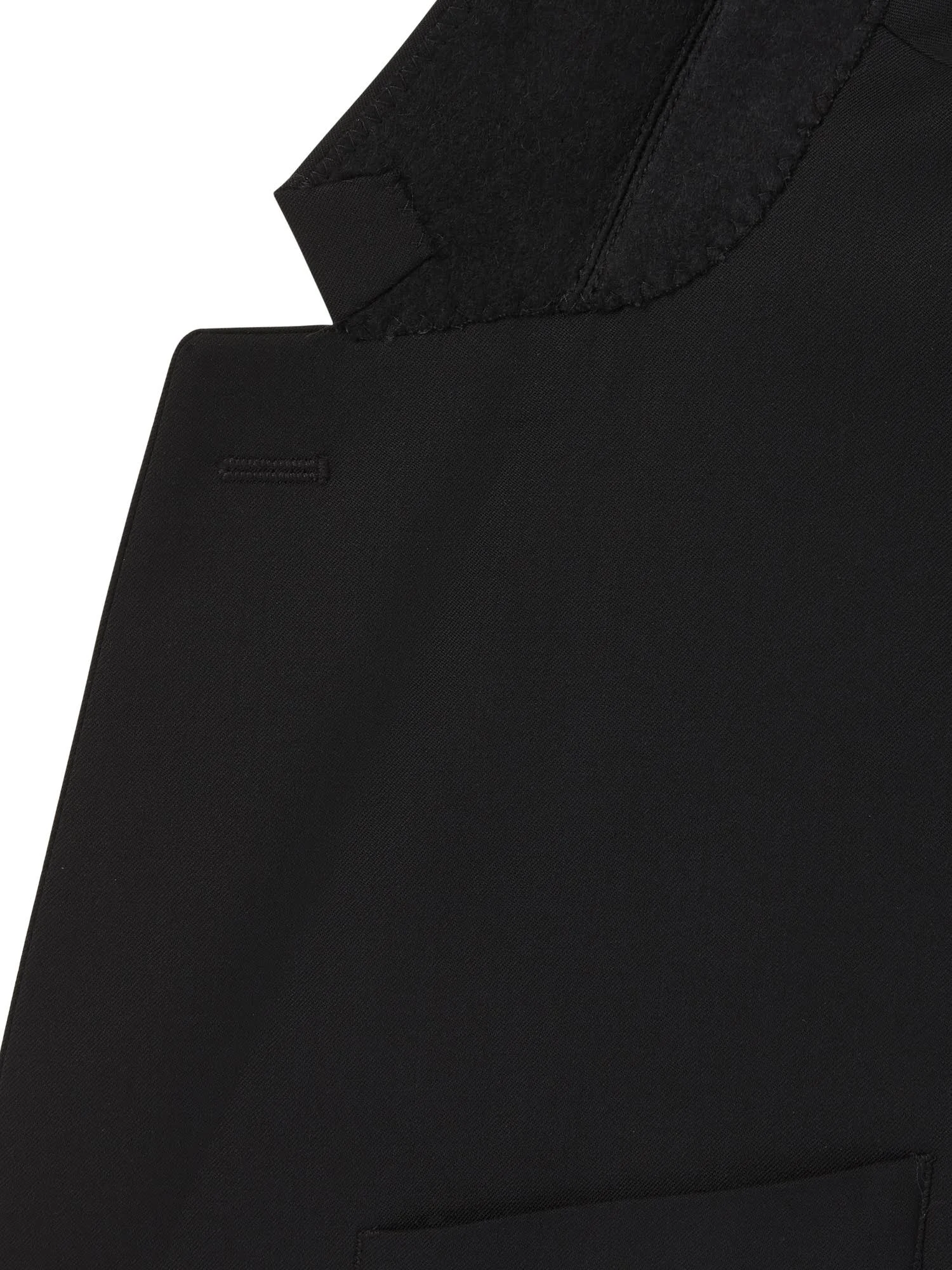 Banana Republic Men's Standard Solid Italian Wool Suit Jacket Black Size 36 Regular