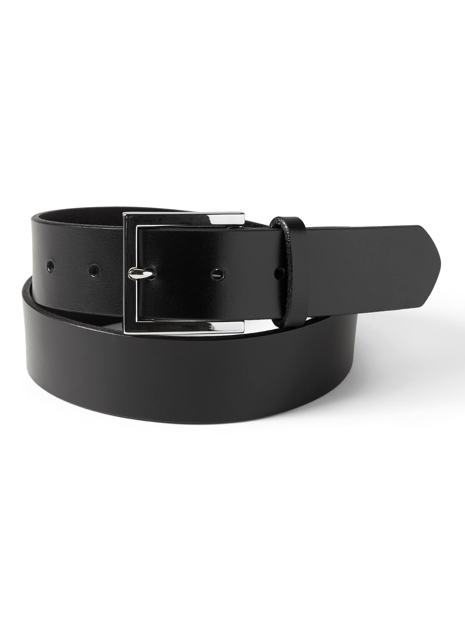 Banana Republic Men's Modern Leather Belt Black Size 42
