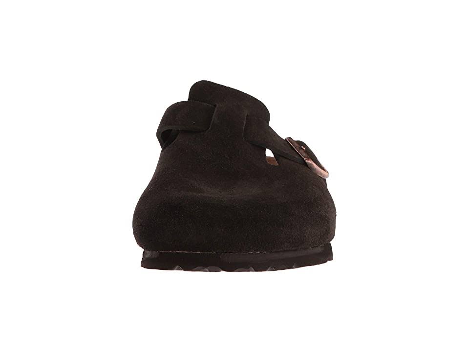 Birkenstock Boston Soft Footbed Clog - 42 - Mocha Suede