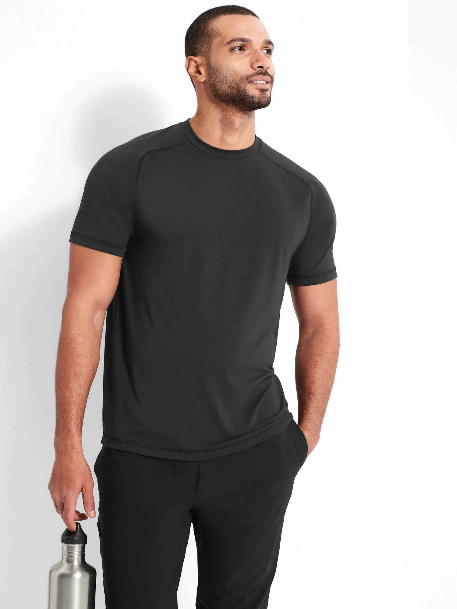 Banana Republic Men's Train Performance T-Shirt Black Size XL